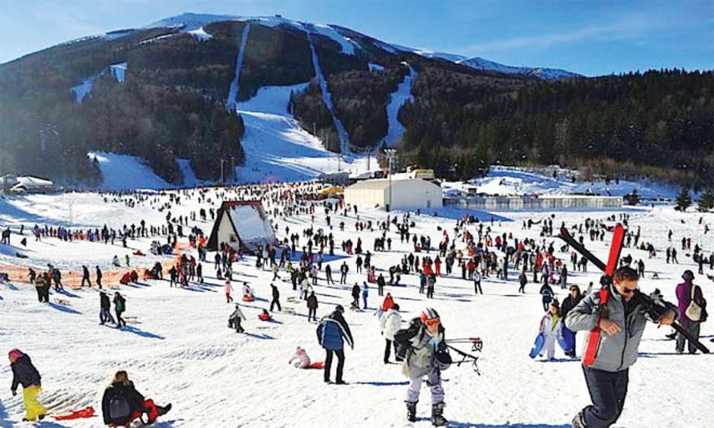 Skiing at Bjelašnica Olympic Mountain