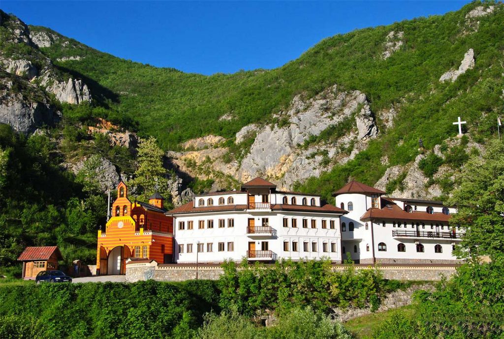 Dobrun Monastery near Višegrad in Eastern Bosnia
