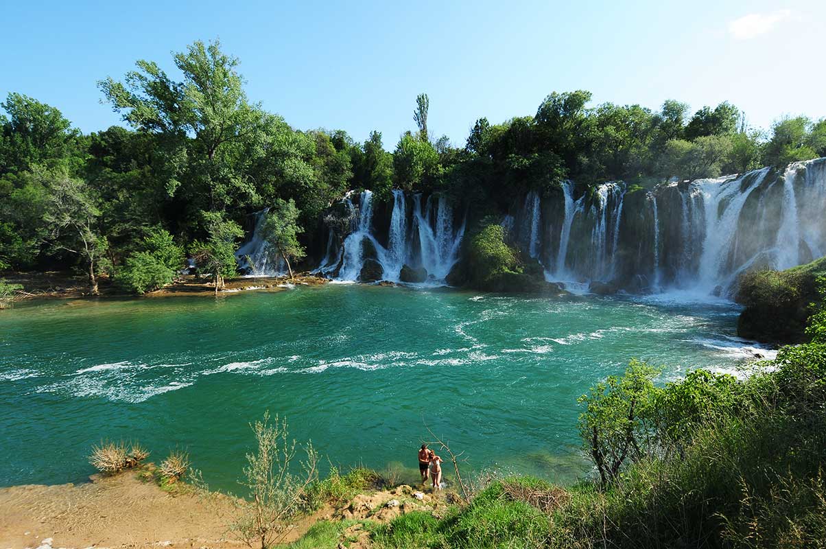 Kravice Waterfalls in Herzegovina near Mostar