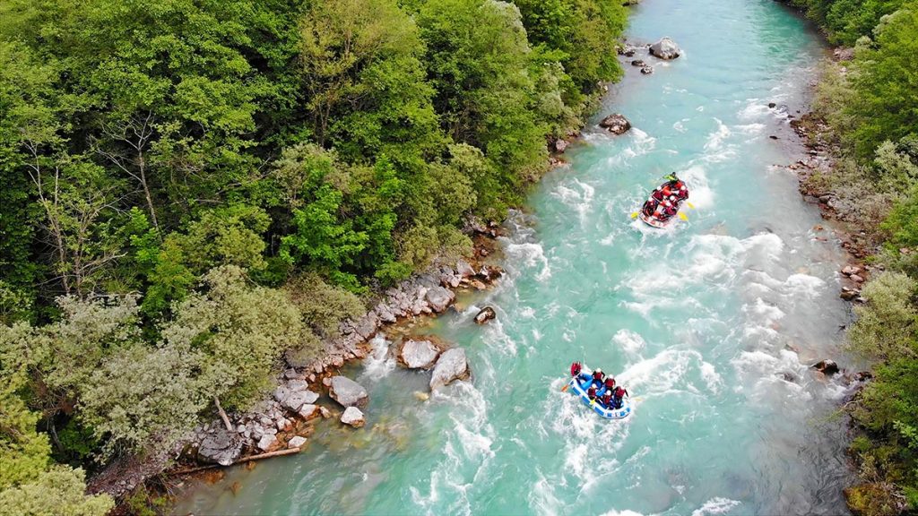Whitewater rafting trip on Tara river in Montenegro