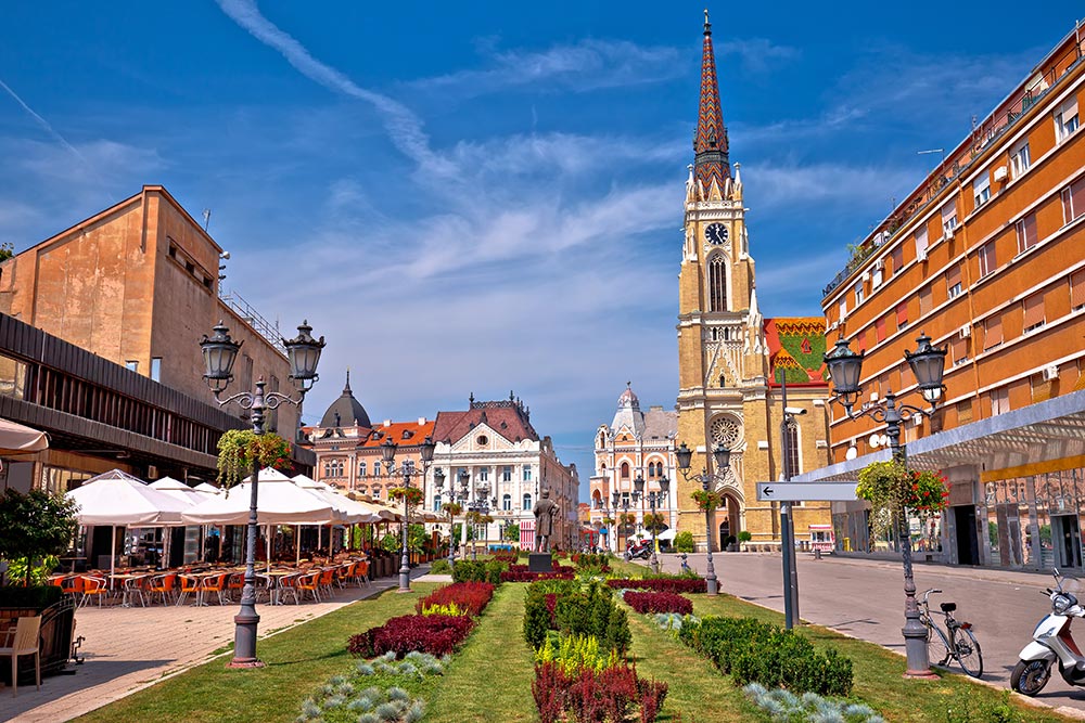 Novi Sad Square at Vojvodina