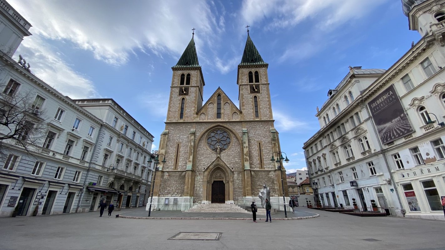 Sacred Heart Cathedral is one of the symbols of Sarajevo European Jerusalem.