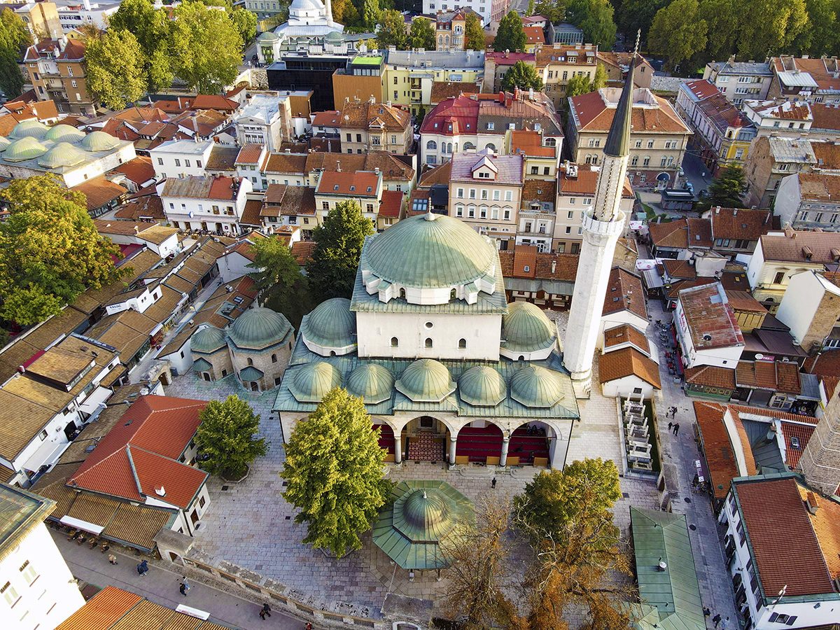 Gazi Husref-bey's Mosque in Sarajevo was built in 1531 by Gazi Husref-bay