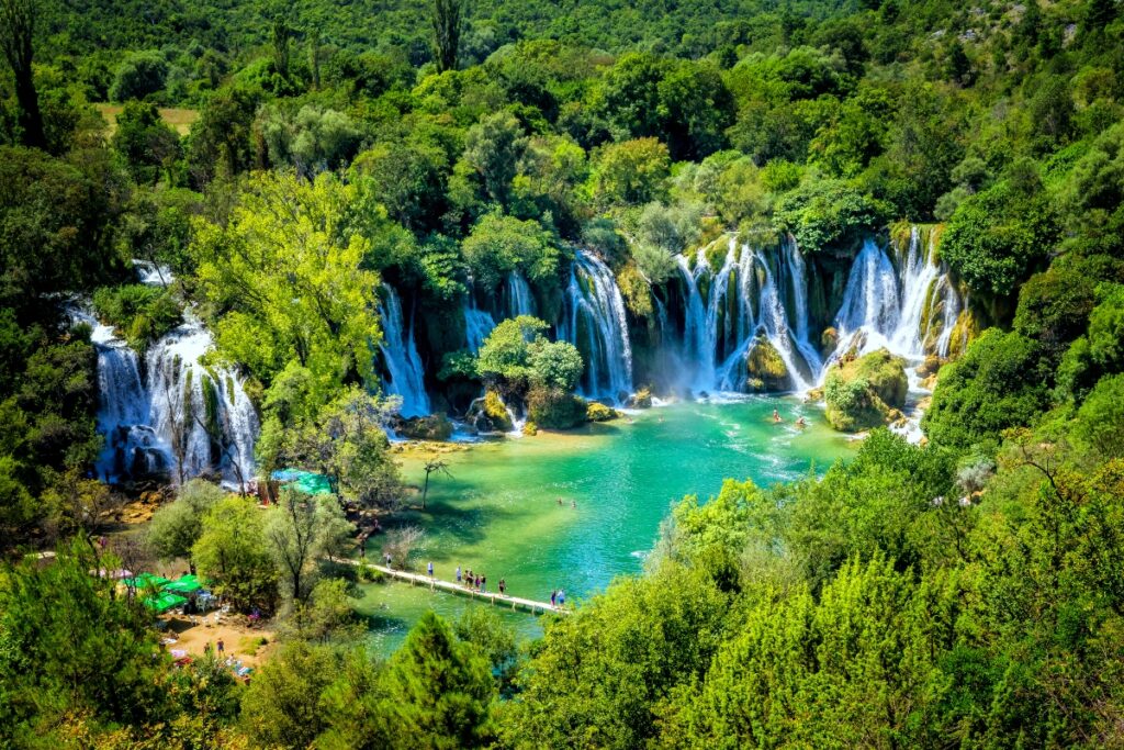 Kravice Waterfalls on Trebizat river