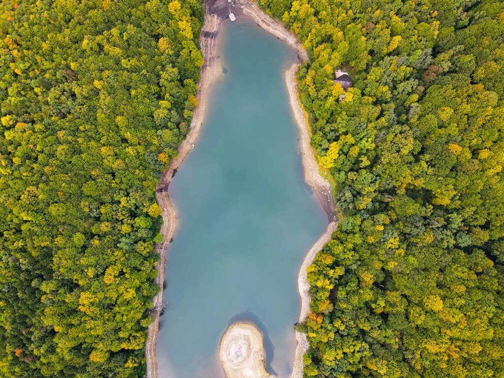 Biogradsko Jezero at Biogradska Gora National Park in Montenegro