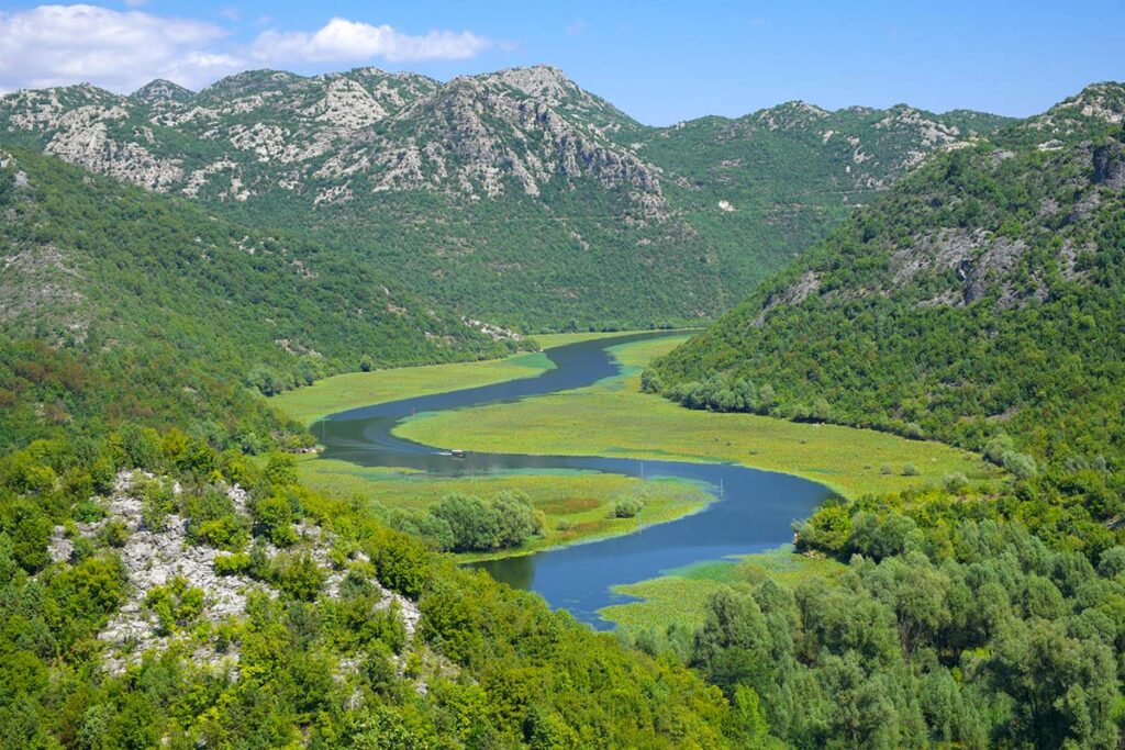 Crnojevica Rijeka and Skadar Lake
