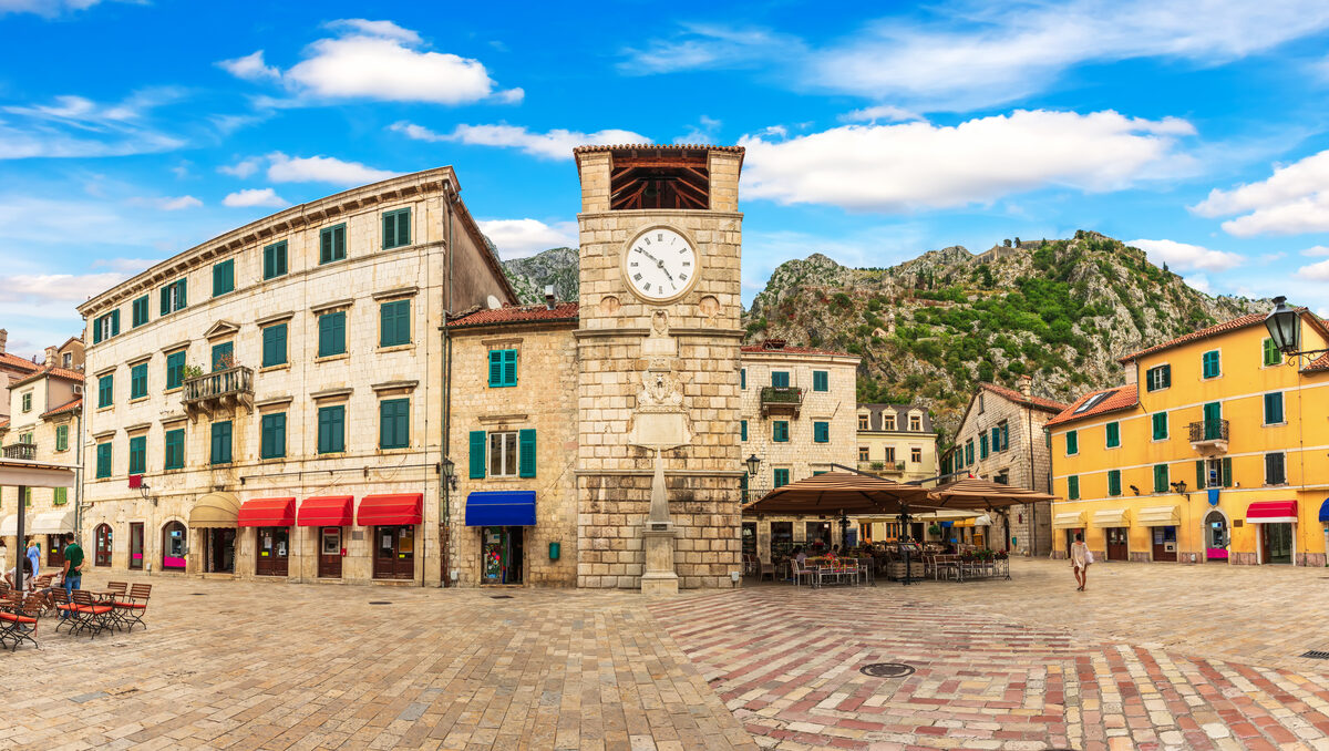 Kotor Old Town clock tower - Montenegro