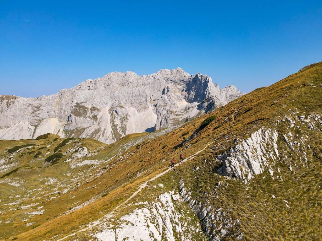 The view of high peaks from Prutas trail - Durmitor National Park