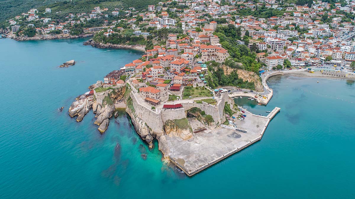 Ulcinj old town at Montenegro