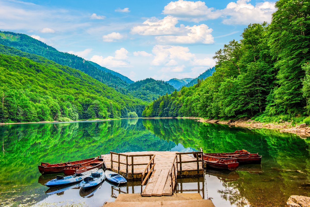 Biograd Lake at Biogradska Gora National Park - Montenegro