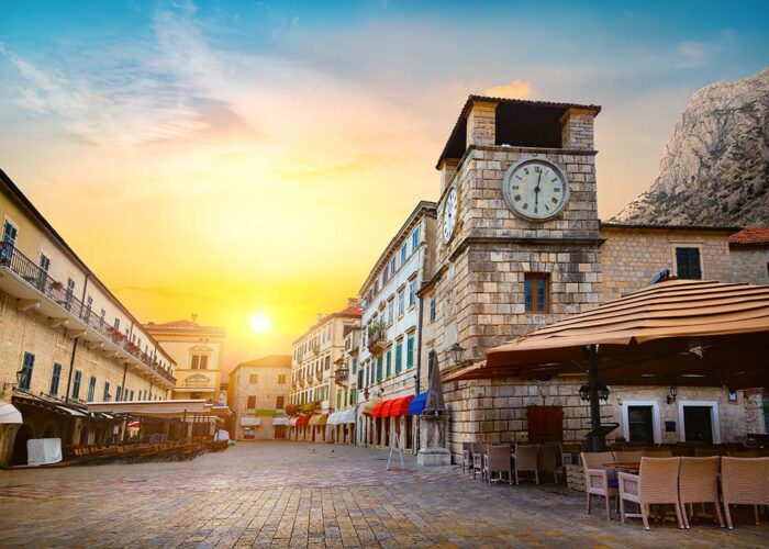 Kotors Arms Square and Clock Tower - Montenegro